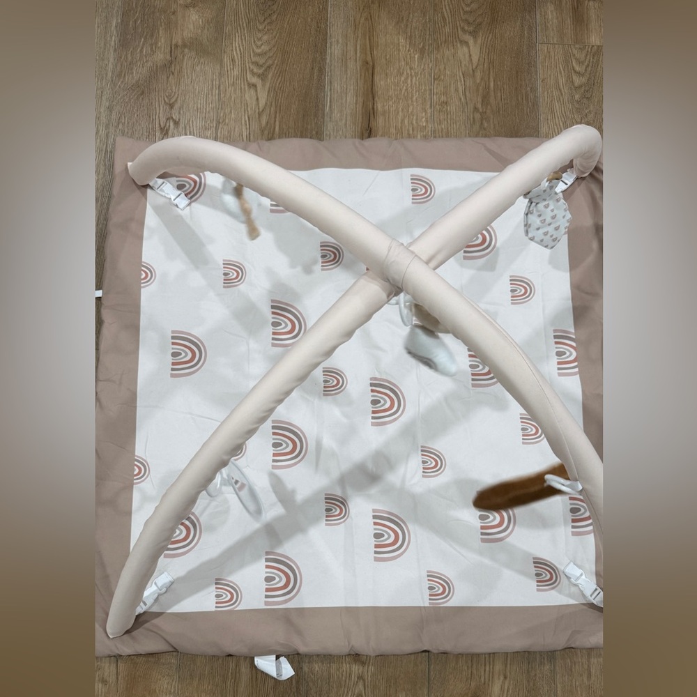 Neutral Beige Baby Play Activity Gym